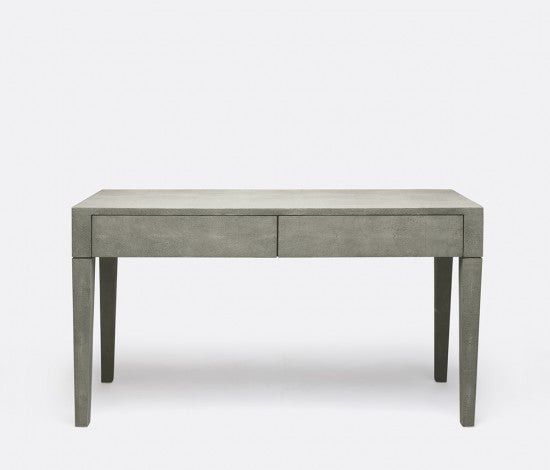 desk with two drawers in light grey color option