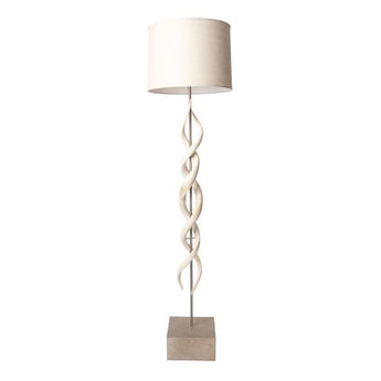 Kudu Inner Horn Double Twist Standing Lamp